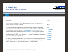 Tablet Screenshot of apdm.net