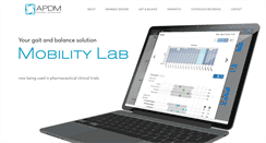 Desktop Screenshot of apdm.com